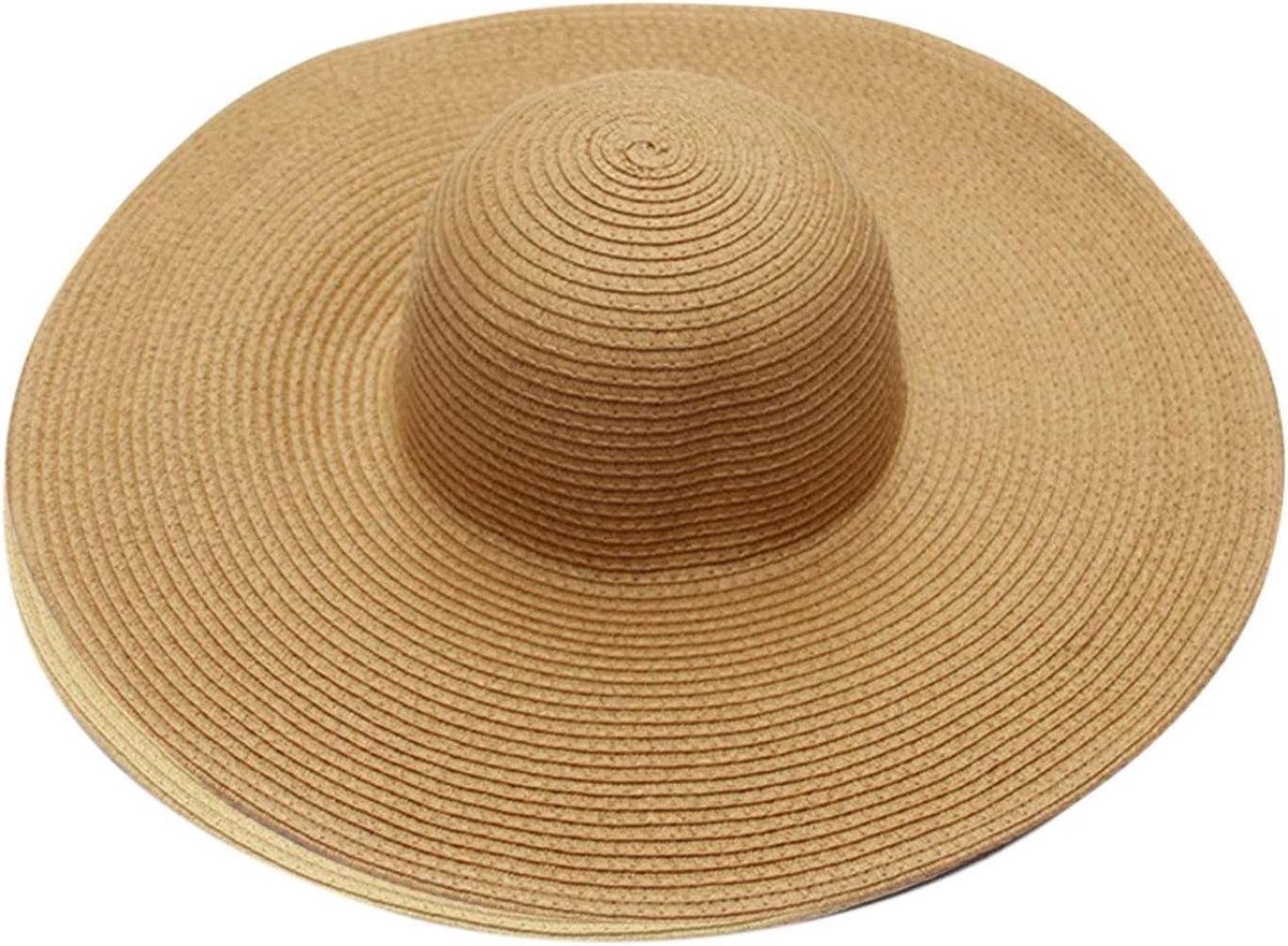 Zomerhoed - Strandmuts - Bescherming tegen zon - Opvouwbaar ontwerp - One size - Blauw