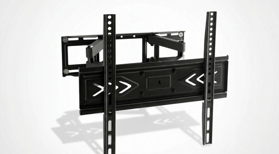 Meisterhome TV Muurbeugel 32 t/m 70 Inch – Draaibaar & Kantelbaar – Universele TV Beugel – VESA 400x400 – Uitschuifbaar – Max. 45 kg – Zwart