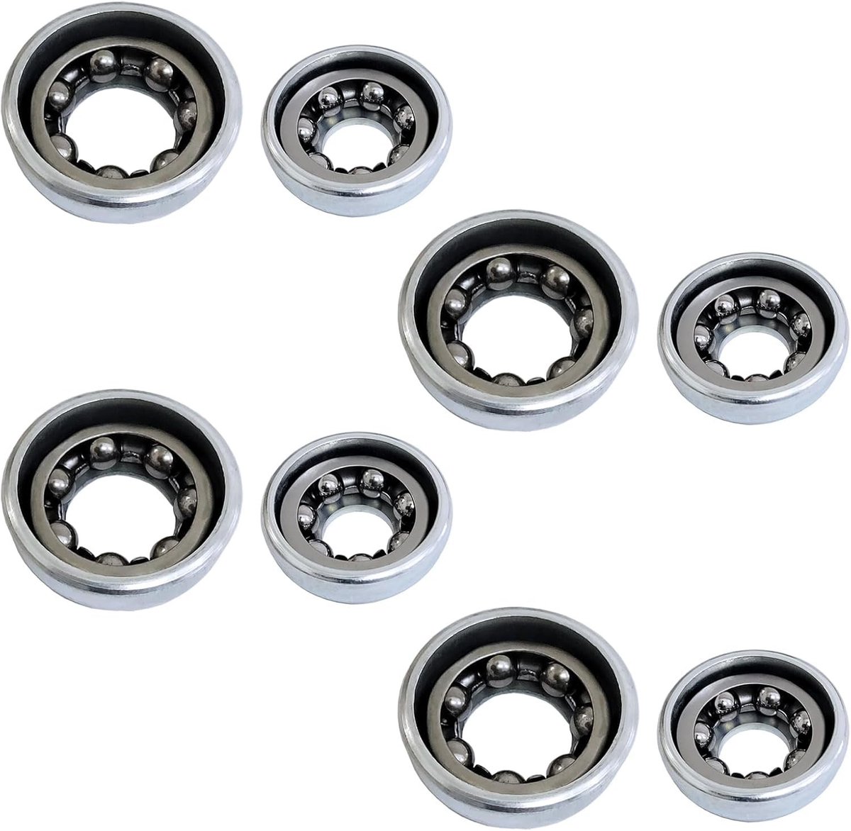 Young Wolf 4-delige voor- en achteras cups set voor mountainbike