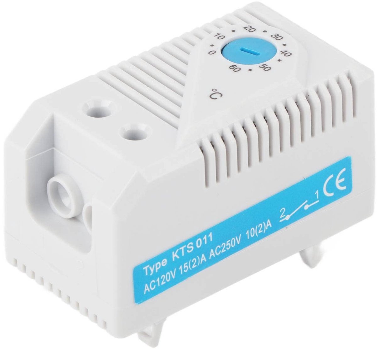 aladdien - Verstelbare Mechanische Thermostaat - Temperatuur Controller - Compact en Efficiënt - Blauw - Elektrische Schakelaar - Geschikt voor Dive..