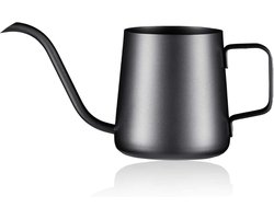 QTTVBTNA - Cafetière - Slow Coffee Ketel - Schenkketel met Zwanenhals Uitloop - Koffie en Theekan -Nauwkeurig Schenken voor Filterkoffie en Camping-340 ml