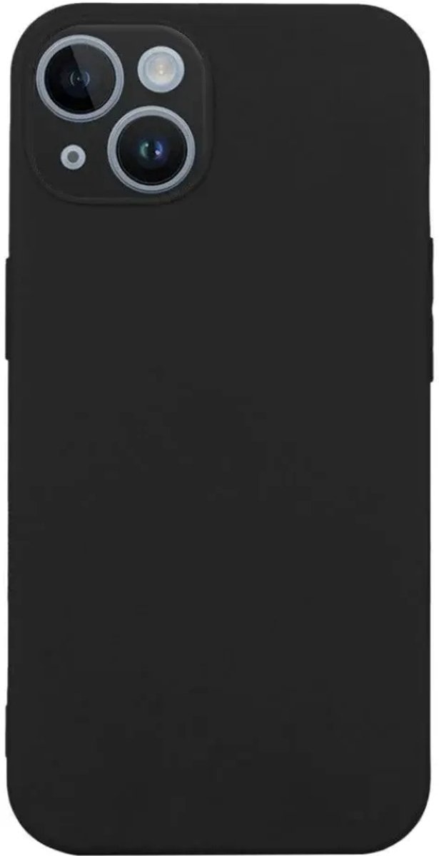 Siliconen Hoesje – Geschikt voor Appel iPhone 13 mini - Zwart – Beschermhoes – Soft TPU Case