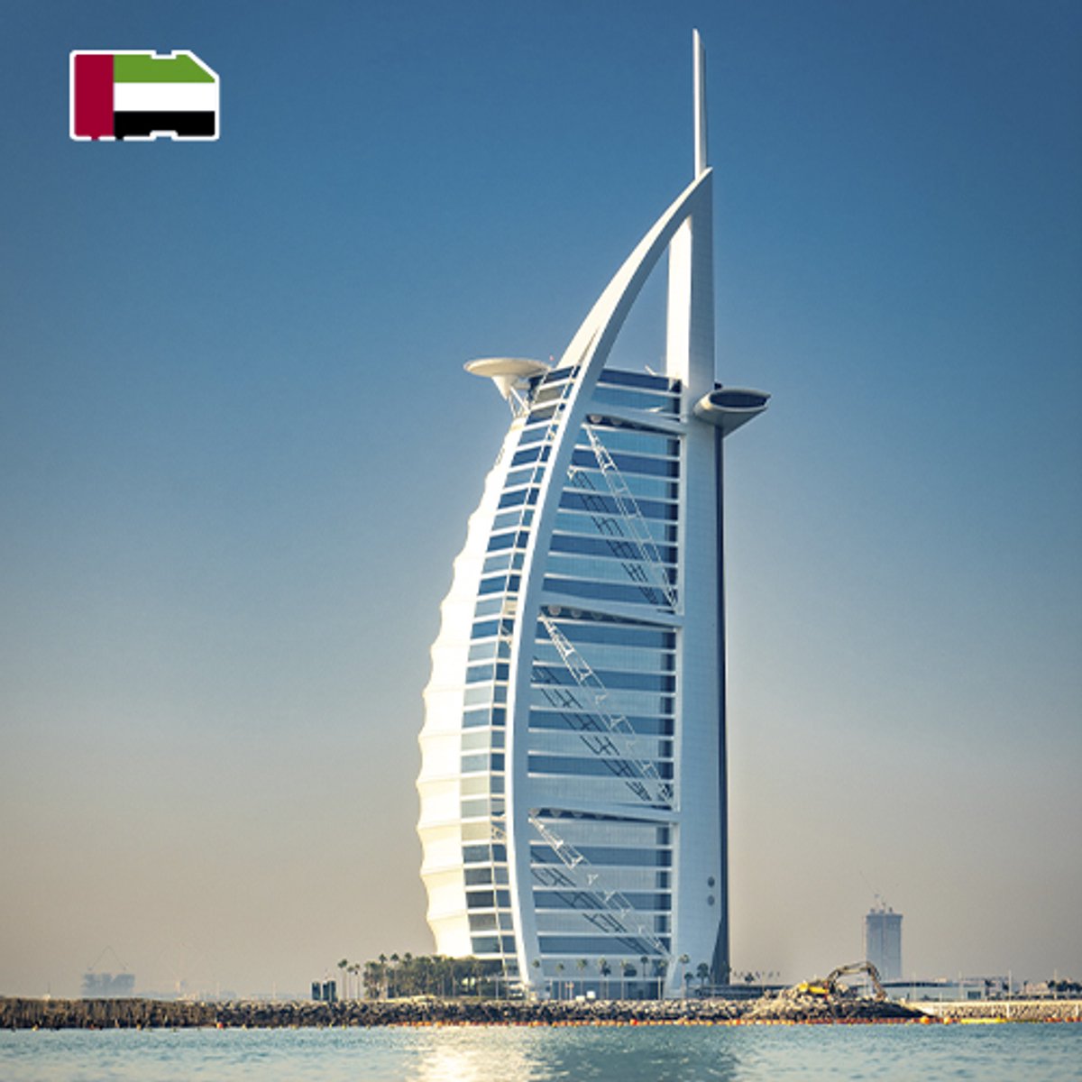 Data Simkaart Verenigde Arabische Emiraten - 1GB