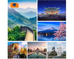 InternationalSIM Data Simkaart Azië - 1 GB - 30 dagen