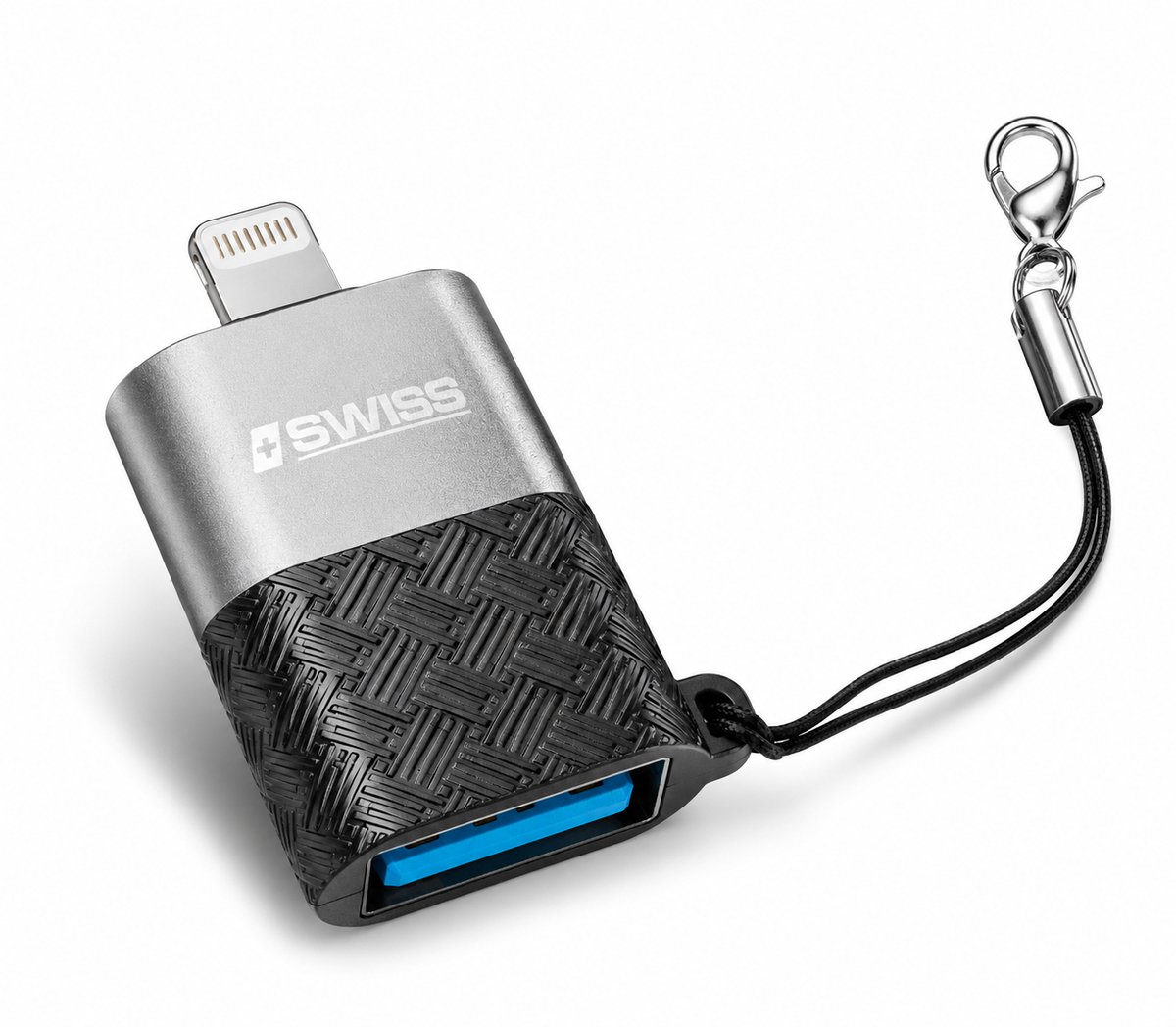 ISWISS OTG Adapter voor iPhone en iPad – USB 3.0 naar 8 Pin Converter – USB Stick Adapter
