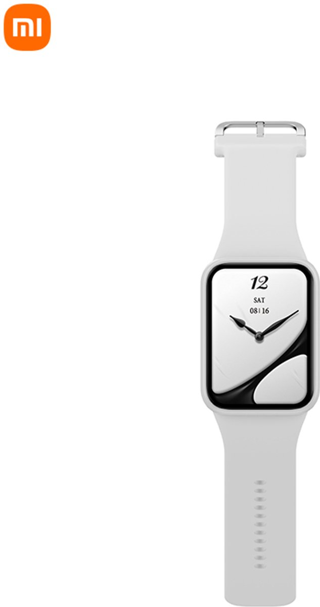 Xiaomi Smart Band 10 Pro NFC Fitness Tracker met 1.72 inch AMOLED display, tot 21 dagen batterijduur, 150+ sportmodi, ingebouwde hartslag- en SpO2-meting, 5ATM waterdicht en luxe Ceramic White design voor dagelijks gebruik en sport