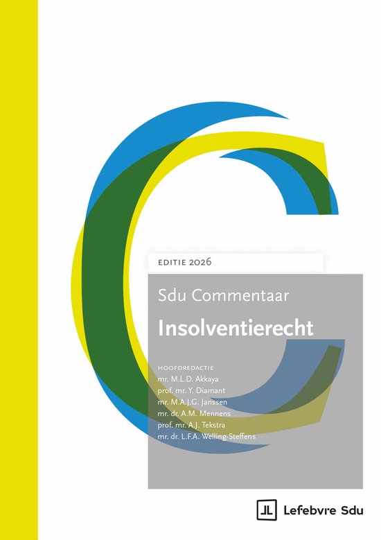 SDU Commentaar - Sdu Commentaar Insolventierecht Editie 2026 - cover