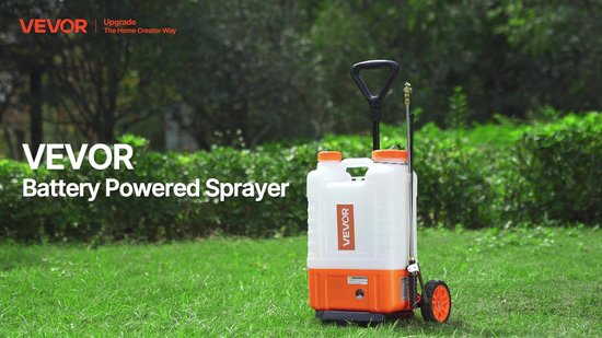 VEVOR Rugzaksproeier Tuinsproeier Sproeier met 15L reservoir 0-94 PSI