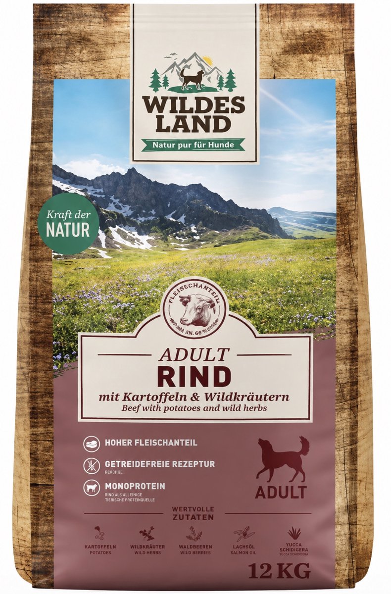 Wildes Land - Rund / Beef with potatos - 12kg