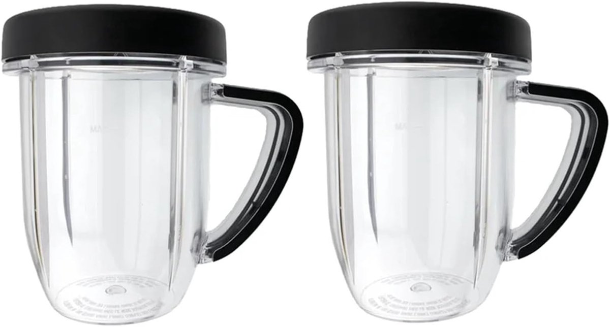 Blenderbekerset - Reservebekers - Smoothies Maken - BPA-vrij Plastic - 887 ml - Transparant