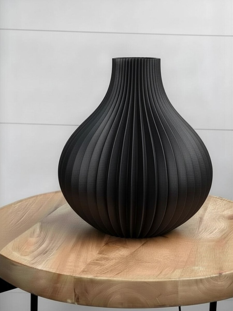 Van & Van Home Venice Vaas 180mm Zwart