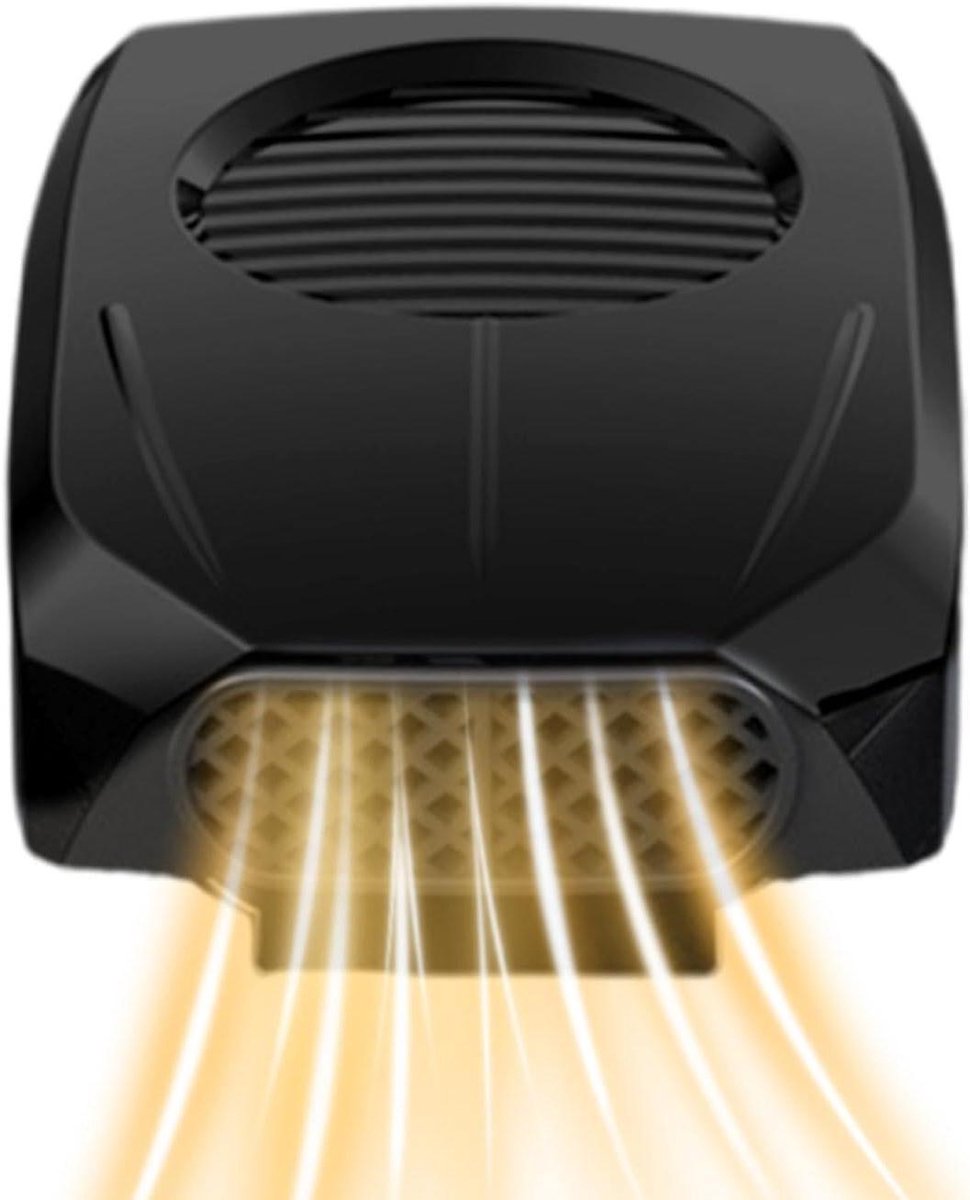Auto Verwarming - Ruitontdooier - Veilig Rijden - 2-in-1 Functie - 13 cm Lengte - Zwart