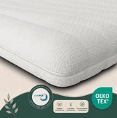 Easy Bedden® Hotel Topper Bambou Tencel 160x180 - Surmatelas - Qualité Hôtel - Mousse Froide Hybride HR60 - environ 9 cm d'épaisseur - Housse premium amovible de luxe