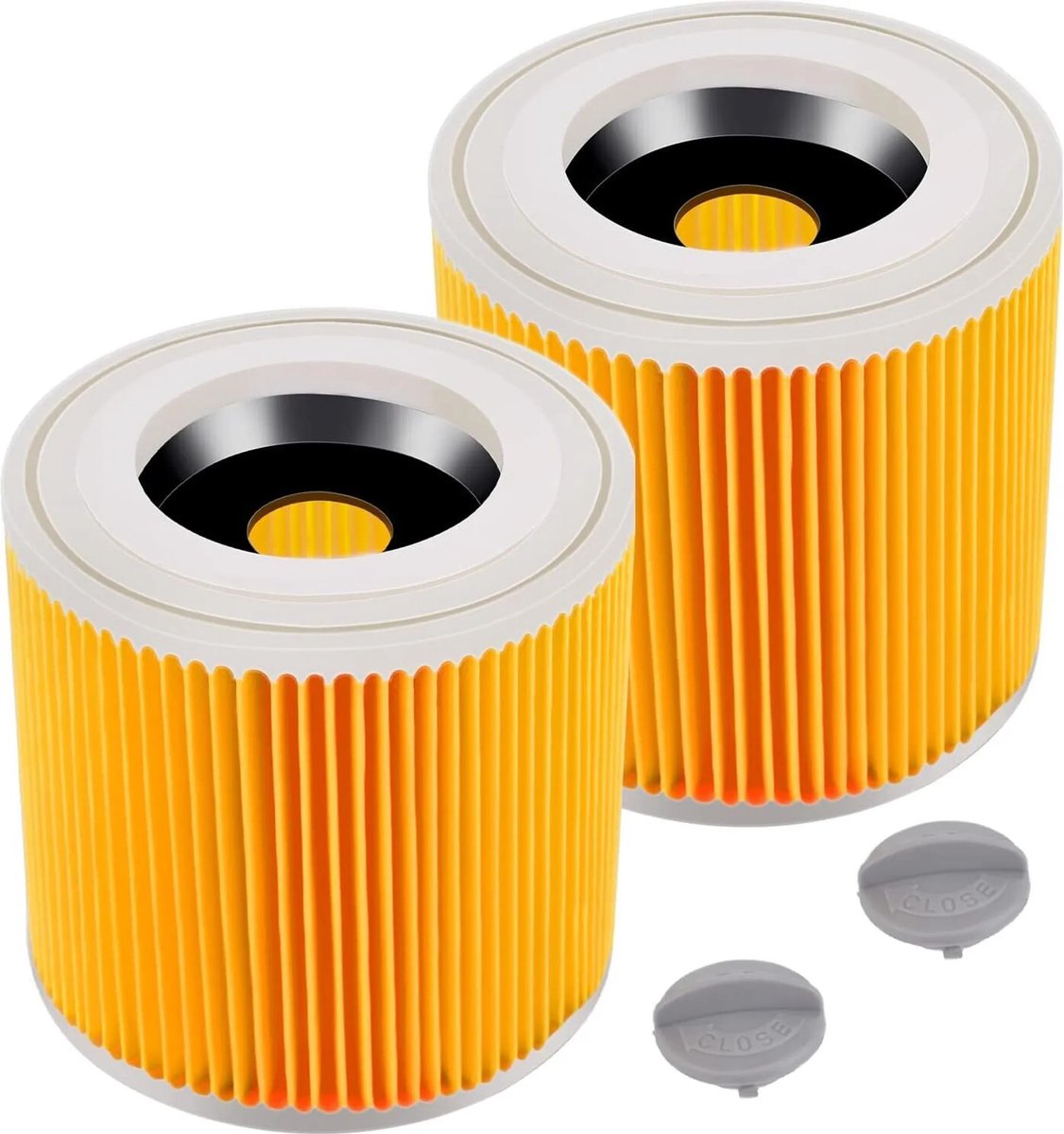 Set van 2 vervangingsfilters Geschikt voor Karcher A2004/2204/WD3200 stofzuigers.
