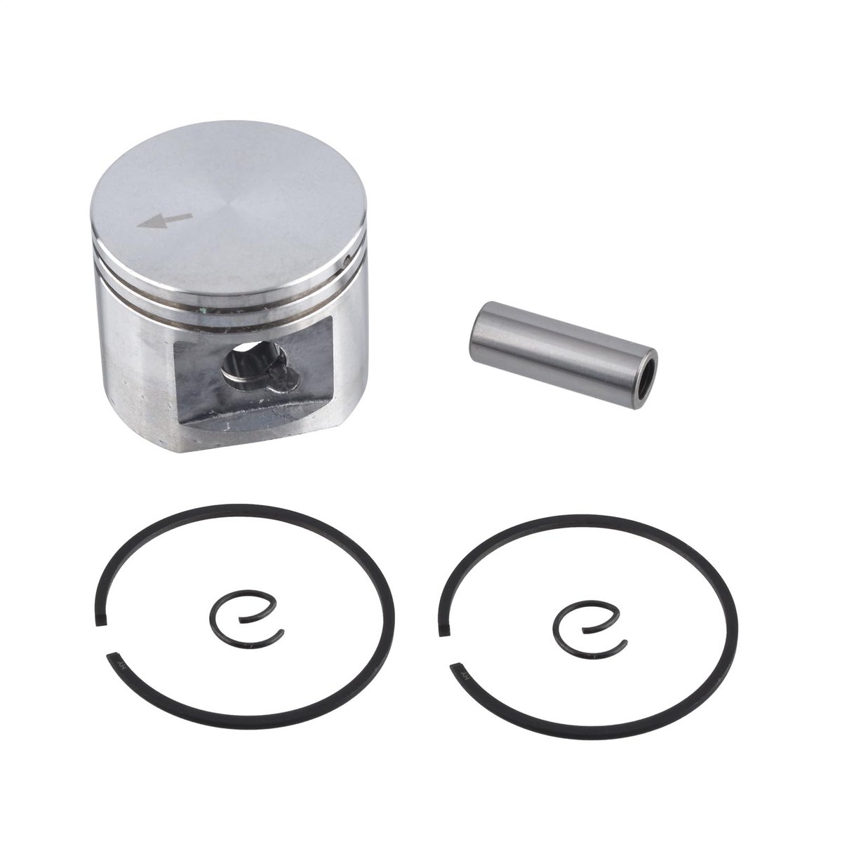 aladdien - Piston Mounting - Piston Ring - Hoogwaardige kwaliteit - 42mm - Piston Pin Clip - Geschikt voor STIHL FR450 FS450 SP450 SP451 - 42mm
