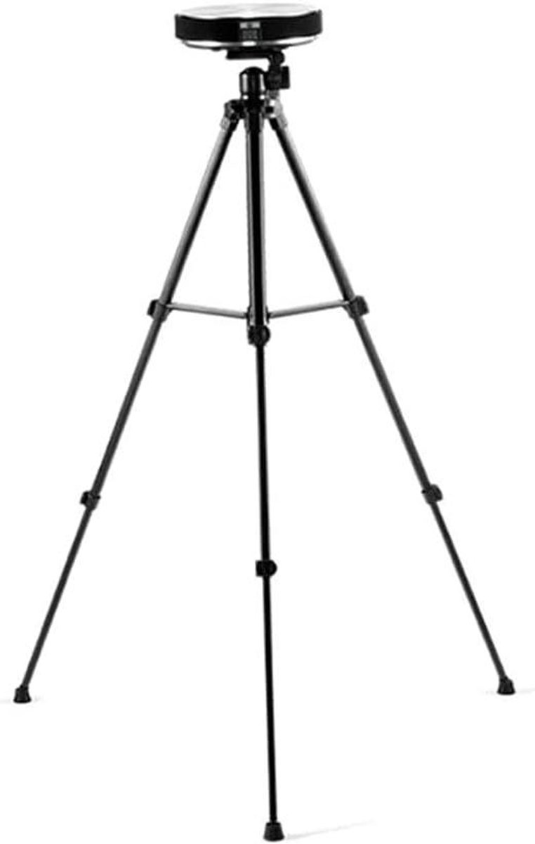 Projector Statief - Verstelbaar Statief - Presentaties Geven - Universele Plaatsing - 135 cm Werkhoogte - Zwart