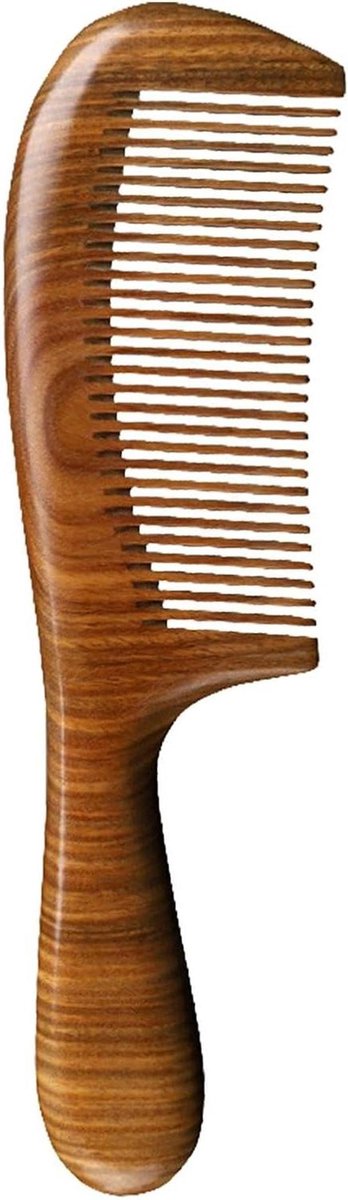 Houten Kam - Ontklitter Kam - Haar Verzorgen - Gladde Afwerking - 20 cm - Natuurlijk