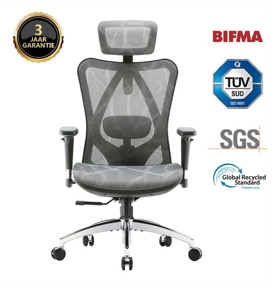 SIHOO M57 Ergonomische Bureaustoel met - SIHOO - €179,99