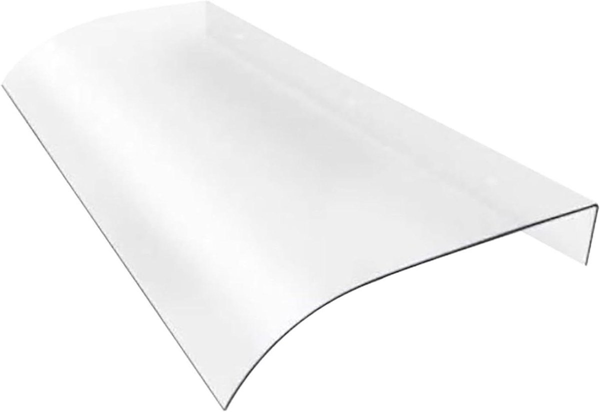 Deurluifel Polycarbonaat - Regenkap Voordeur - Bescherming Buiten - Zonder Beugel - 40x80cm - Transparant