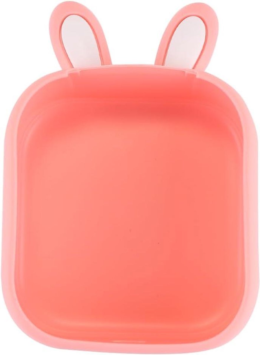 Printer Beschermhoes - Siliconen Hoes - Zakelijk Gebruik - Schattig Konijnenoor Ontwerp - 10 x 10 x 5 cm - Roze