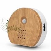Nextora Vogelhuisje met Geluid - Vogelhuisje - Vogelgeluiden Huisje met Sensor - Vogelgeluiden Huisje voor op Toilet - Vogelgeluiden - Bird box