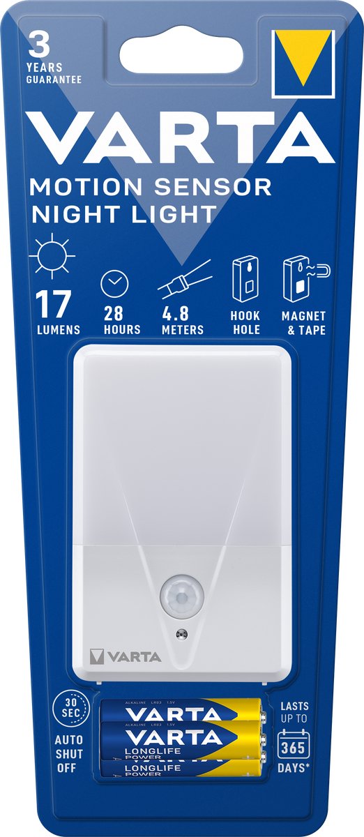 Varta nacht lamp op batterijen
