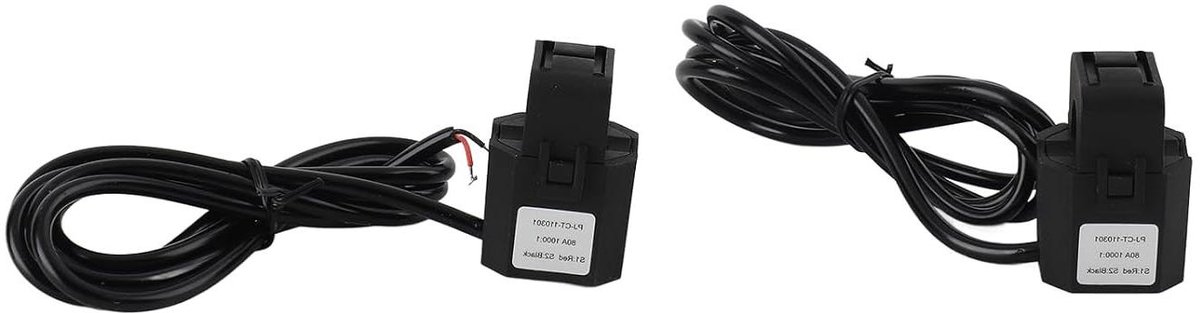 Slimme Tweeweg Energiemeter - Stroommeter WiFi - Energieverbruik Monitoren - Realtime APP Controle - 80A - Wit