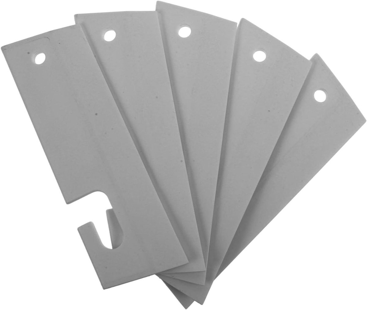 Siliconen Raamwisser Set - Glaswisser Badkamer - Streeploos Schoonmaken - Antislip Handvat - 5 stuks - Grijs