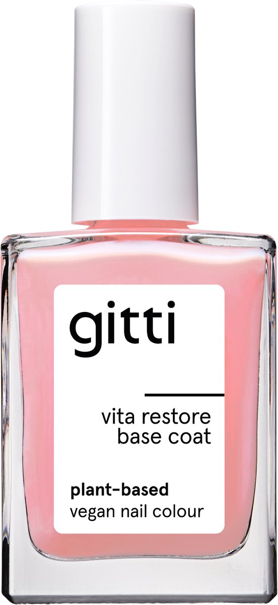 gitti - Vita Restore Base Coat - Basislak - Nagellak - Nagelverzorging - Gladde Basis - Broze nagels