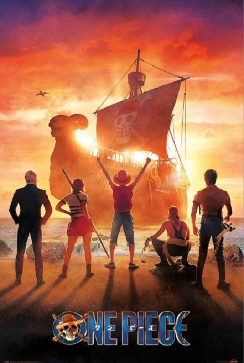 One Piece poster- Manga - Anime - piraat - Monkey - 61 x 91.5 cm