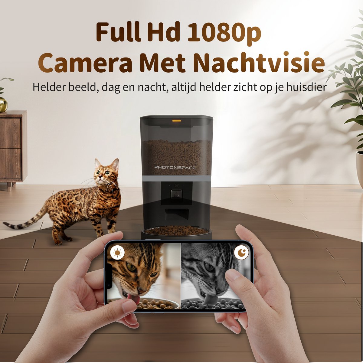 Photonspace Automatische Voerbak Kat & Hond 6L thumbnail 3