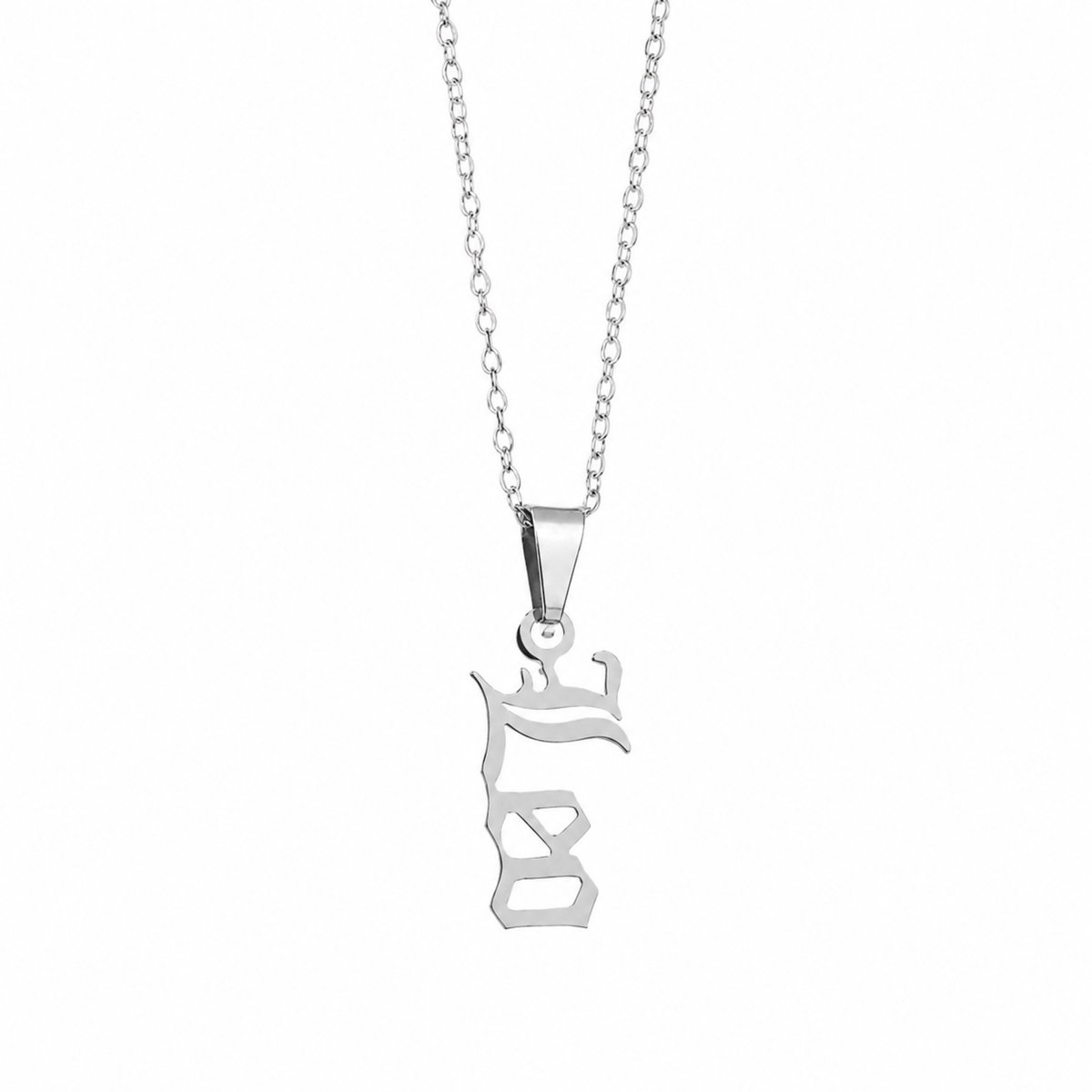 MoodLux Sterrenbeeld Ketting - Leeuw - Leo - Zilver - Roestvrij Staal – 50cm Halsketting met Zodiac Hanger - Mannen & Vrouwen – 12 Sterrenbeelden – Perfect Cadeau