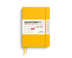 Leuchtturm1917 - Agenda - 18 maanden - 2026/2027 - Weekly Planner - Sunflower - Hardcover - A5 - Medium