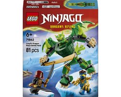 LEGO NINJAGO Lloyds Drakenmecha Strijdpakket Drraken Speelgoed voor Kinderen met Actiefiguur 71862