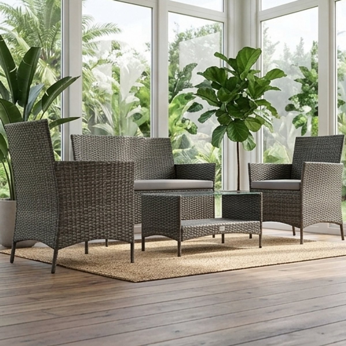 Luxe Loungeset – Weerbestendig – Industrohome