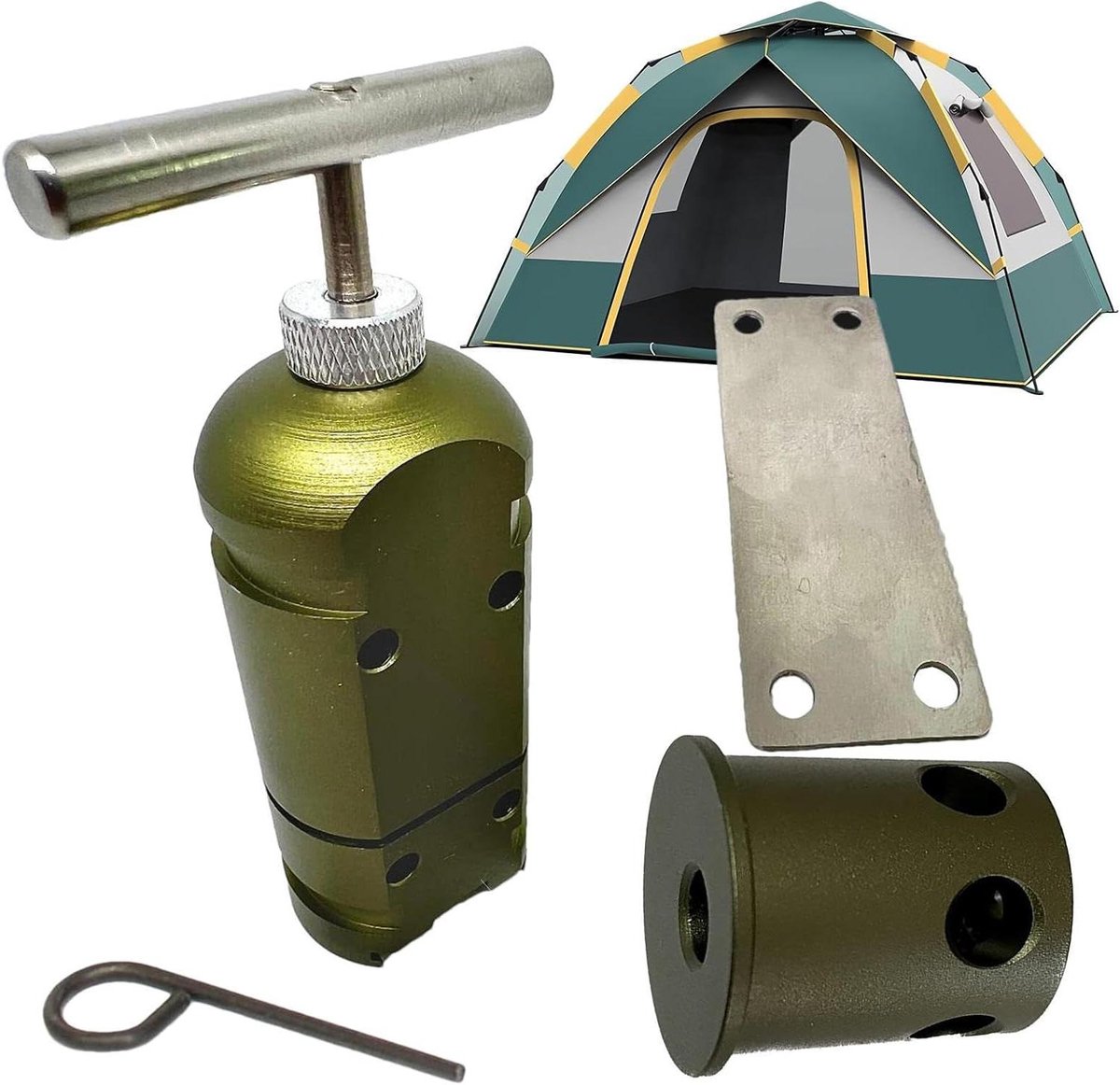 Perimeter Alarm - Draagbaar Veiligheidssysteem - Buitenbeveiliging - Aluminium Constructie - 13.2 x 9.1 x 3.2 cm - Aluminium