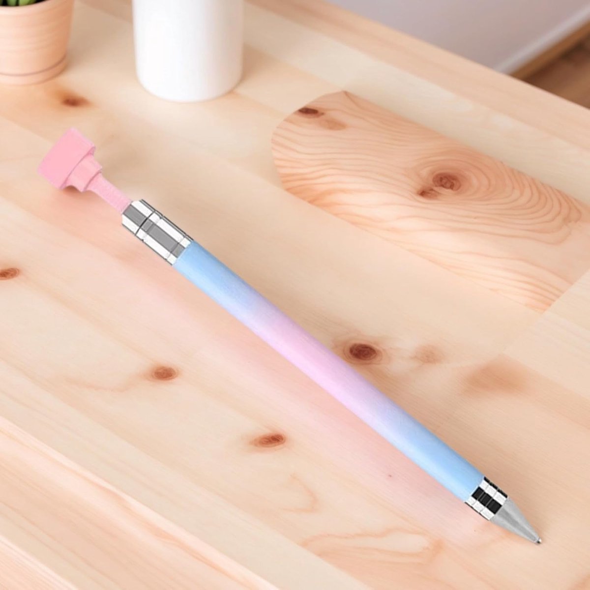 Navulbare Wax Pen - Strass Applicator Boorpotlood - Nageldecoratie Ontwerp - Gemoderniseerd Navulproces - 15 cm - Wit