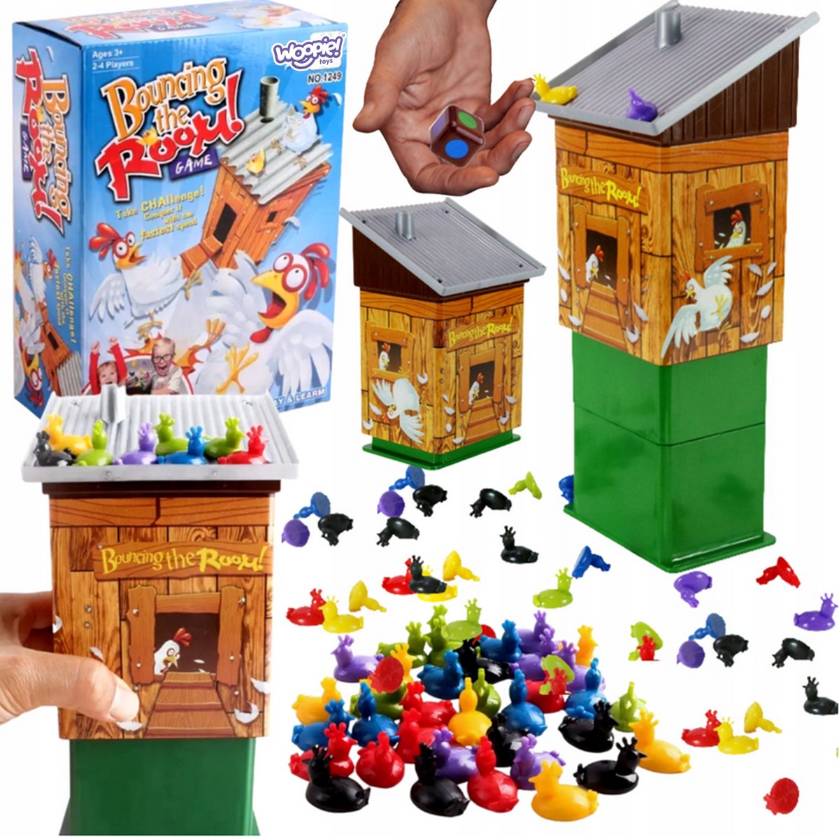 WOOPIE Exploderend Kippenhok Arcade Spel