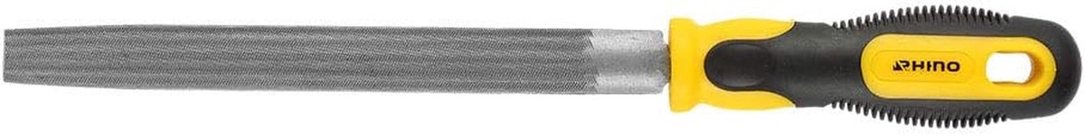 Metalen Rasp - Halfronde Vijl - Afwerkingswerkzaamheden Metaal - Twee-componenten Handvat - 200 mm - NC