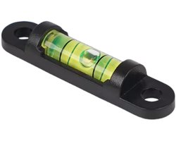 Set van 5 Mini Waterpassen met gat voor bevestiging – Compact, Praktisch en Onmisbaar! - Zwart