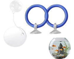 Aquarium Voederring - Voederbakje Vis - Interactief Voeren - Met Zuignap - 15 x 8 x 5 cm - Niet gespecificeerd