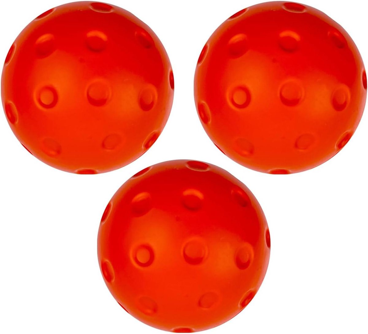 Pickleball Ballen - Trainingsballen Oefenballen - Stil Spelen - Zachte Trainingsballen - 74 mm - Rood