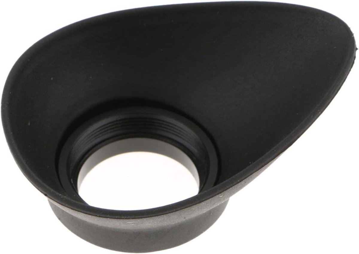 Vervangende Oogschelp - Oogkap Camera - Fotografie Accesoire - Rubberen Comfort - 22 mm adapter - Zwart