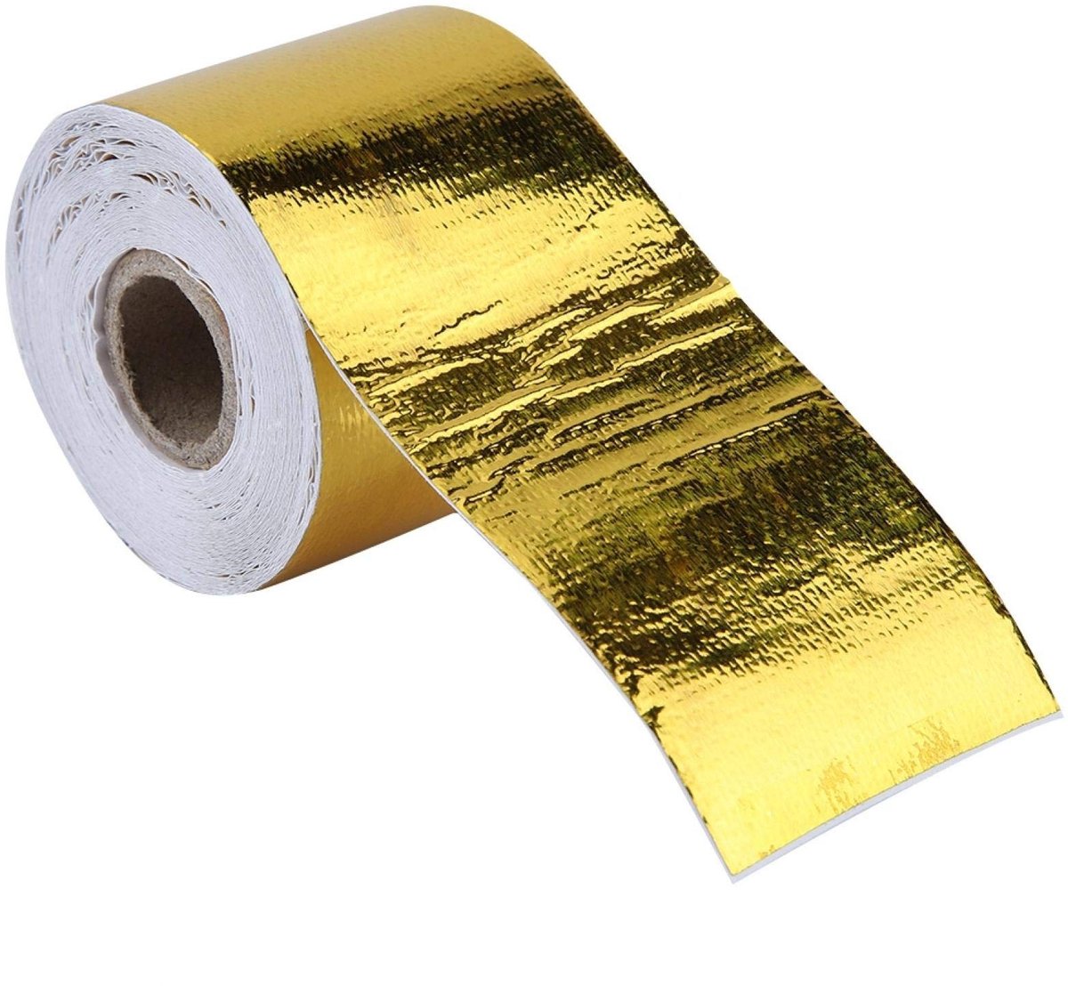 aladdien - Aluminium Tape - Reflecterend en Isolerend - Voor Motorcompartiment en Verwarming - 10M x 5Cm - Duurzaam en Weerbestendig - Uitstekend vo...