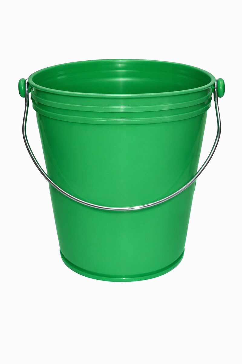 Flipper Emmer Robuust - Bouw Emmer - Extra Stevig - 10L - Groen