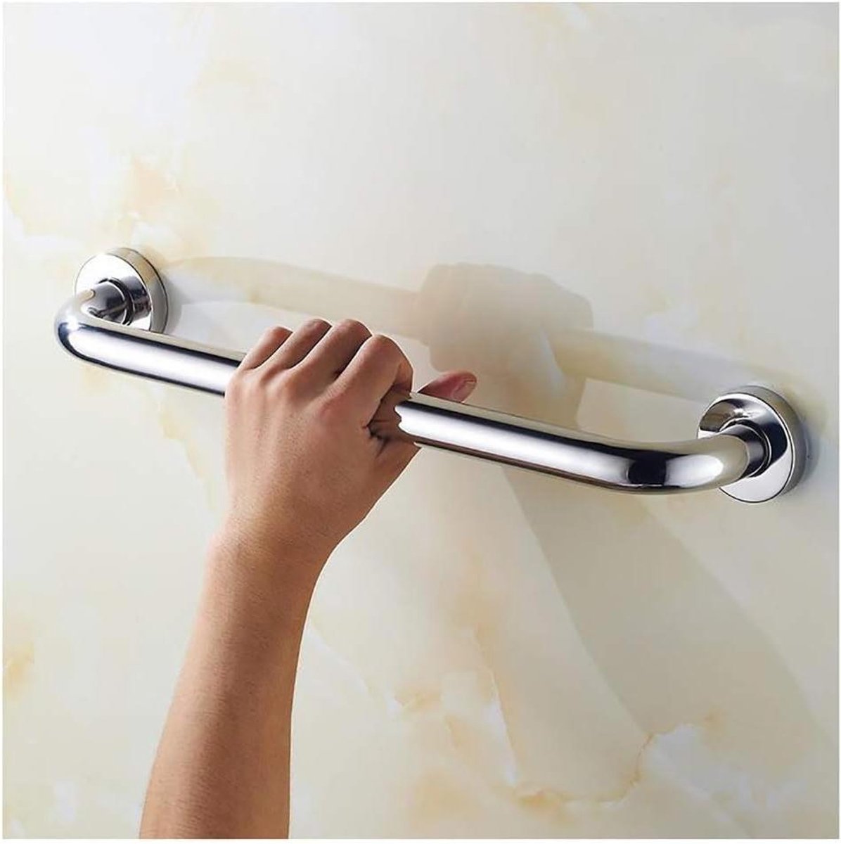 Badkamerhandgreep - Grijpstang Douche - Veiligheid Thuis - Roestvrij Staal - 85 cm - Zilver