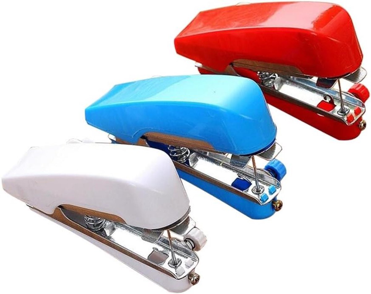 Handheld Naaimachine - Mini Naaier - Kleding Repareren - Compact Ontwerp - 3 Stuks - Zoals Afgebeeld