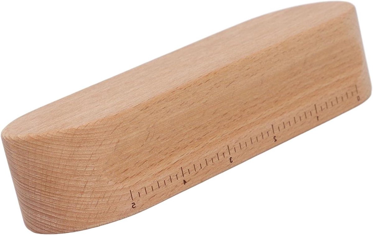 Quiltersclapper Beukenhout - Kleermakersclapper Naaigereedschap - Naden Strijken - Vangt Hitte Op - 20 cm - Houtkleur