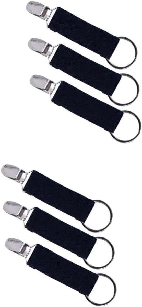Hoedenclip - Hoedenhouder Tas - Reizen - Elastisch en Stevig - 12.5 cm - Zwart