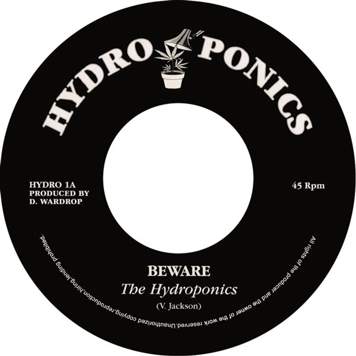 The Hydroponics - Beware (7" Single) (Coloured Vinyl)